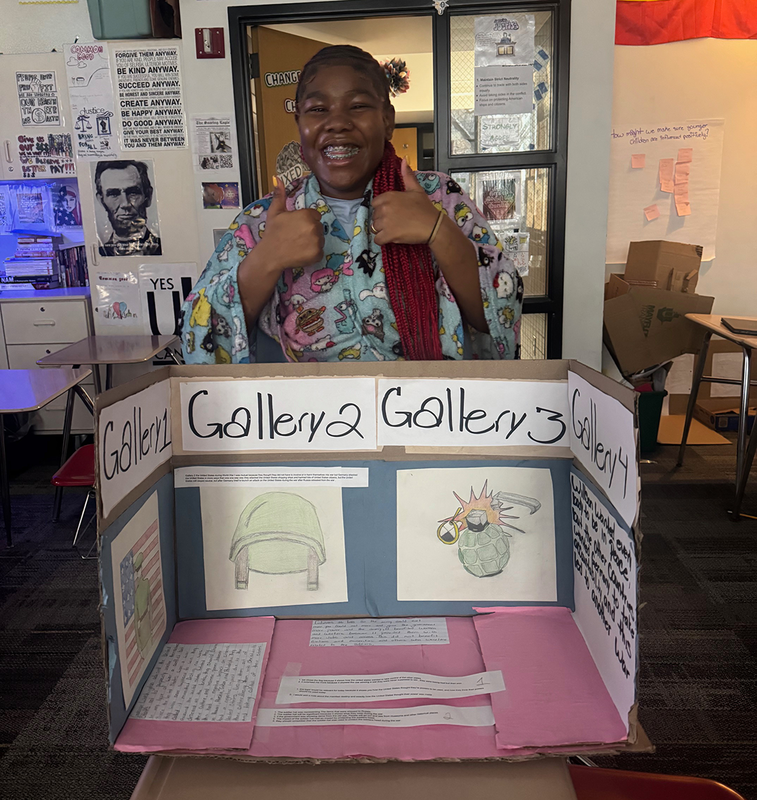 micro museum displays share student's 