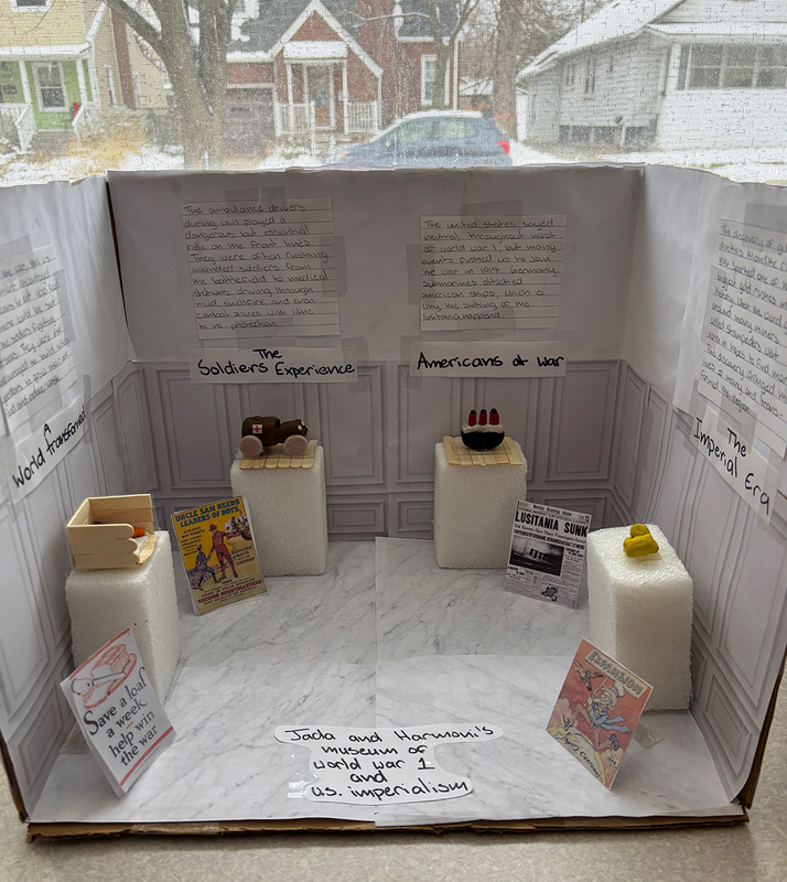 micro museum displays share student's 