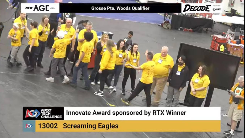 Screaming eagles earn the Innovate award