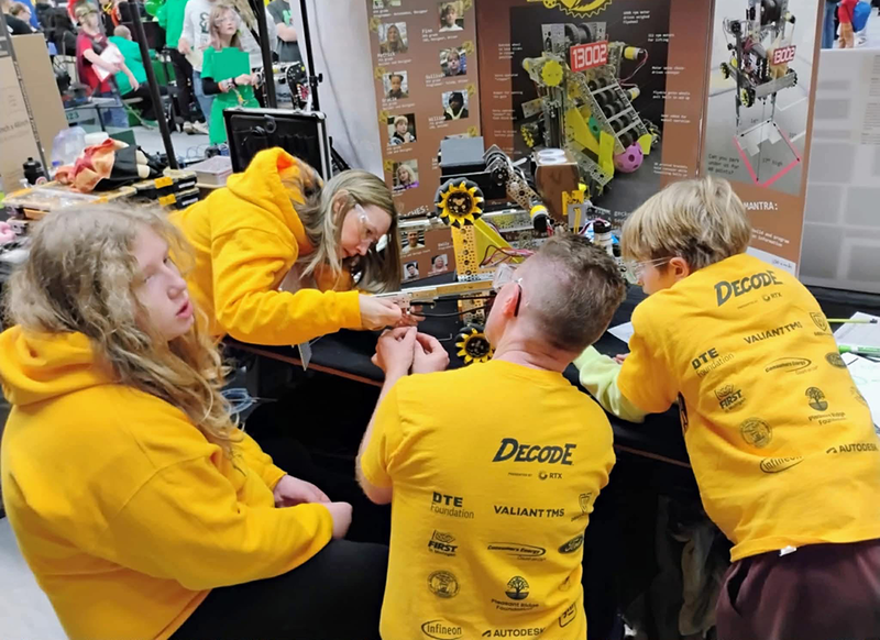 screaming eagles hard at work