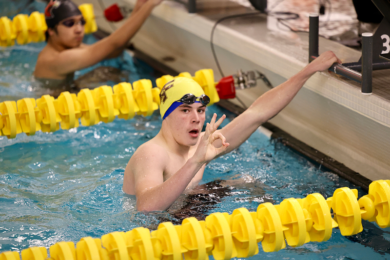 swimmer at the FHS pool