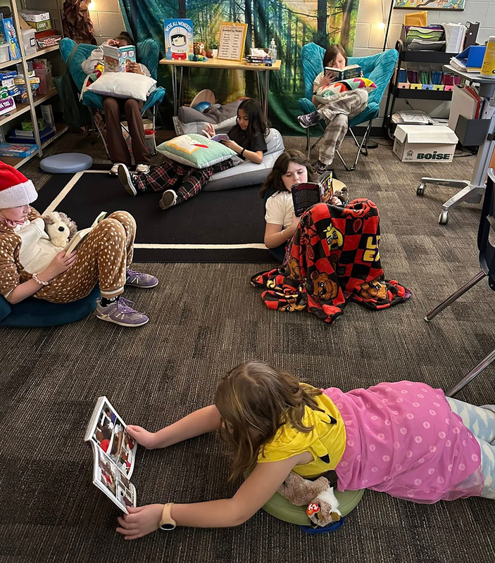 FUEL students enjoy reading time