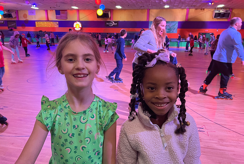 students enjoy Elementary Skate Night 2026