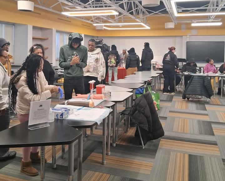 UHS Students explore healthcare careers.