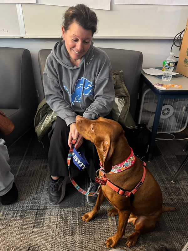 pets visit during Wellness Day at UHS