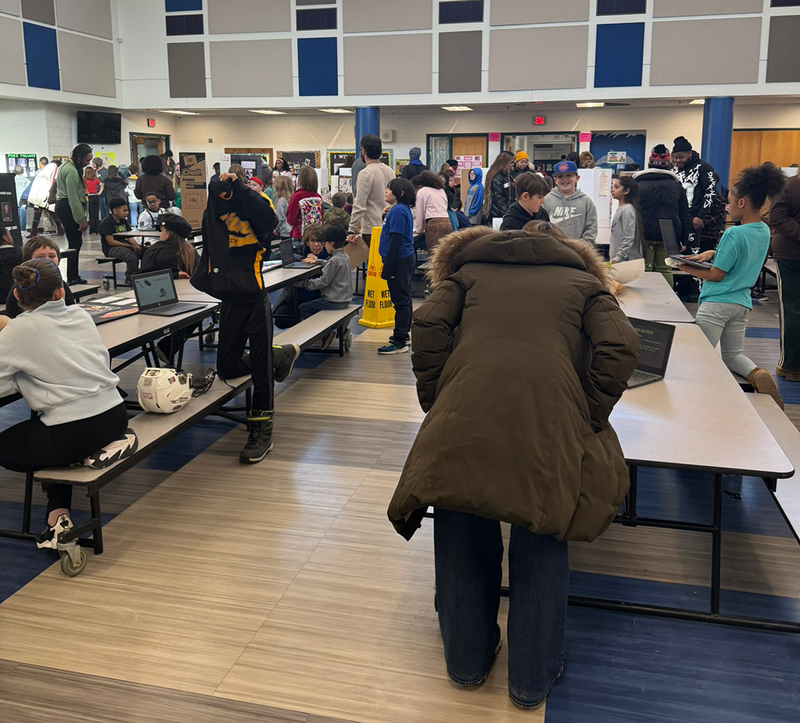 Many families attended FUEL's Living History Museum.