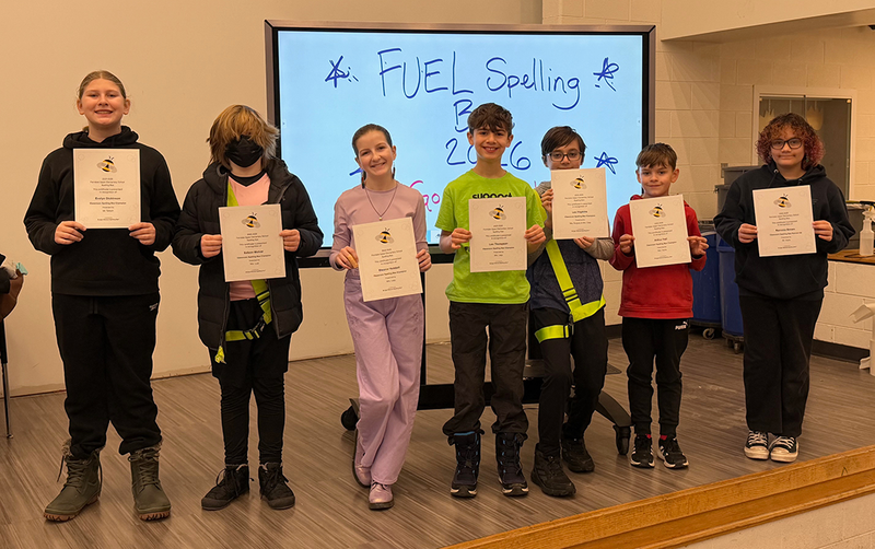 Spelling bee class champs