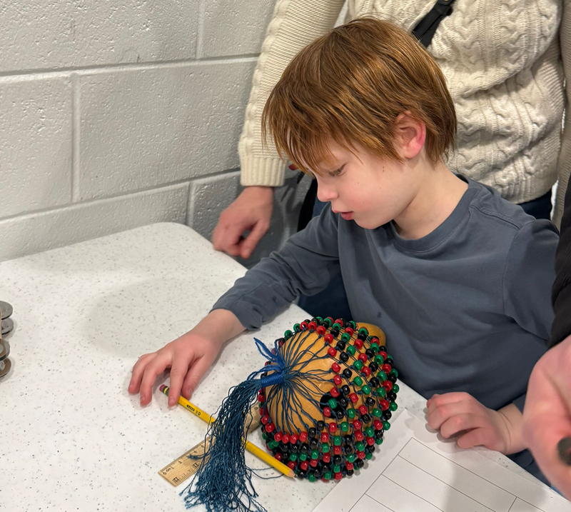 Students explore instruments