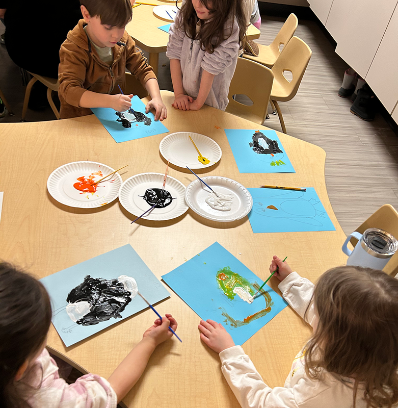 FECC students make art during Winter Break camp