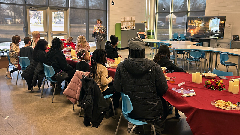 families attend African American Read-In