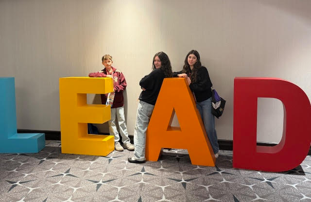 Students pose at the Student Leadership Conference