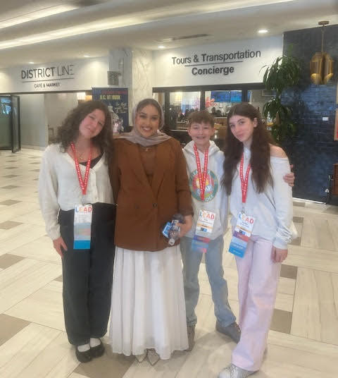 Students pose at the Student Leadership Conference