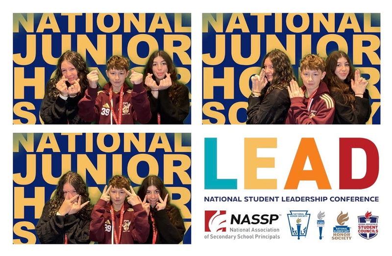 Students pose at the Student Leadership Conference