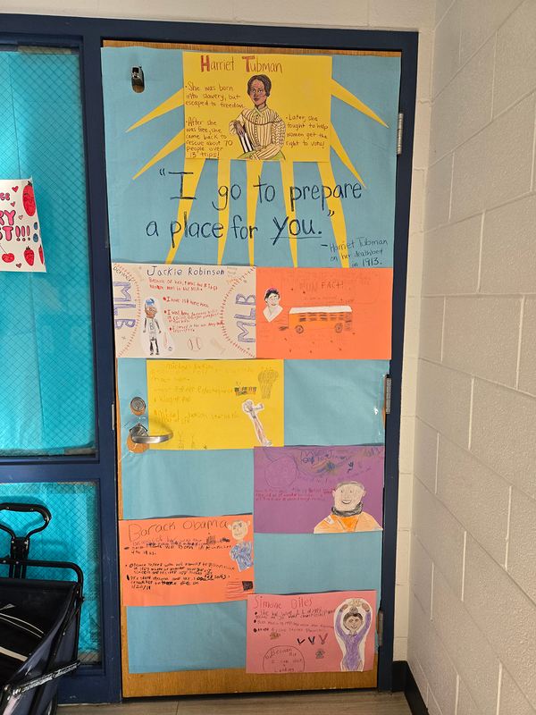 FUEL decorated doors to celebrate Black History Month