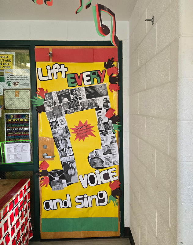 FUEL decorated doors to celebrate Black History Month