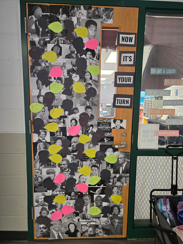 FUEL decorated doors to celebrate Black History Month