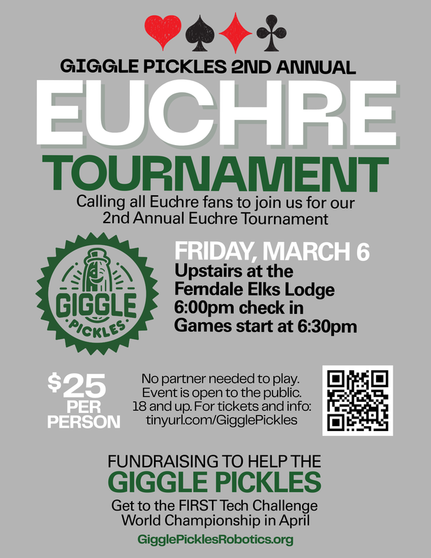 Euchre Tournament flyer