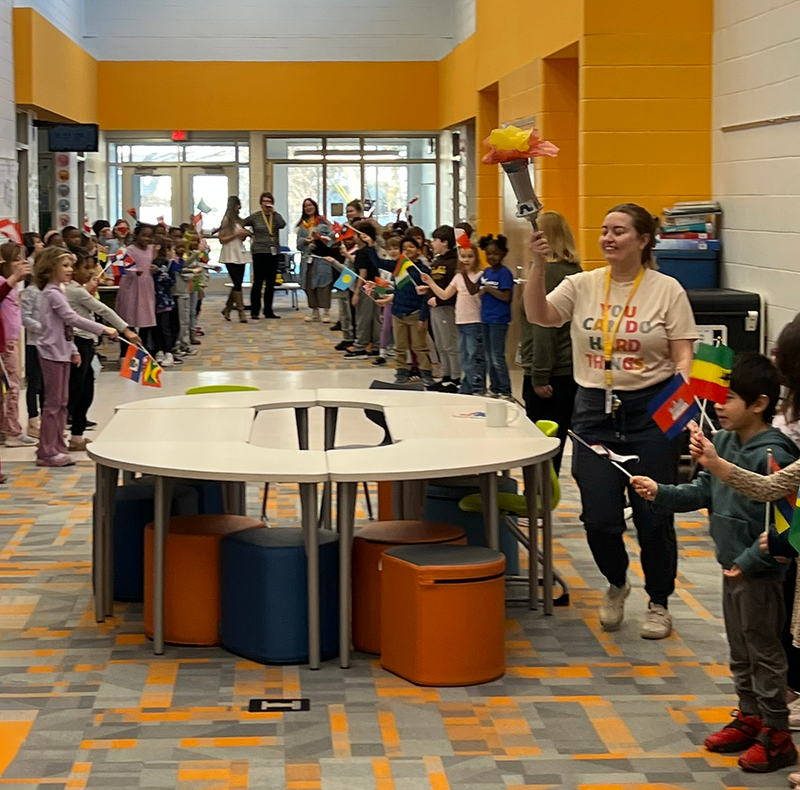 Reading Month Goes for Gold at FLower