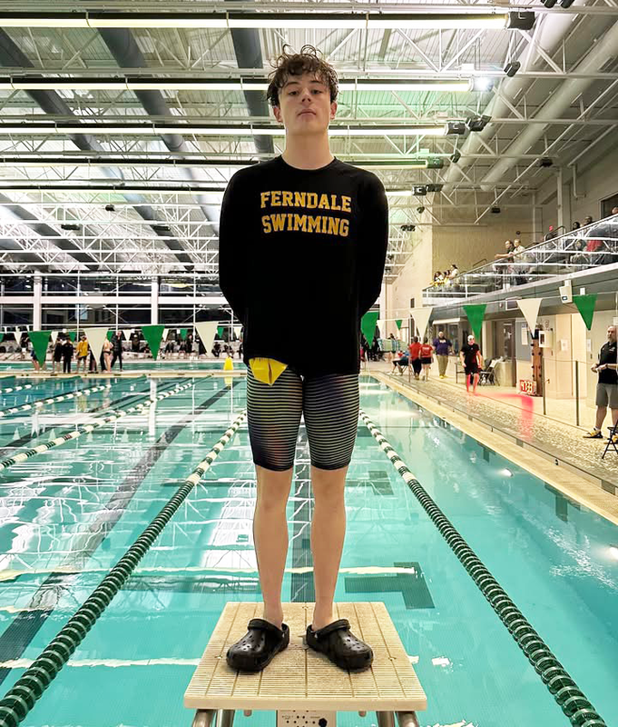 Jack Murray poses after a victory