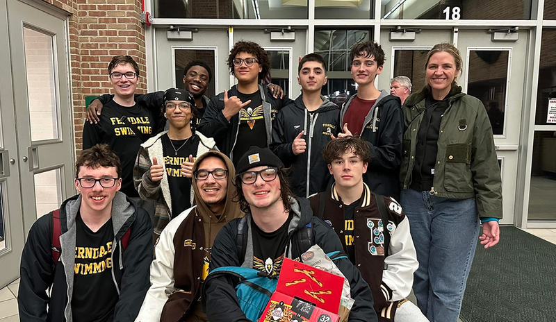 Swim Team celebrates victories