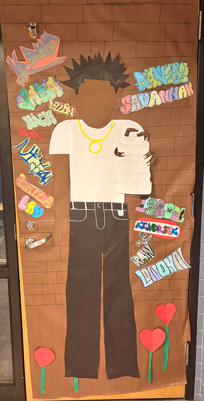 UHS door decorating contest winner