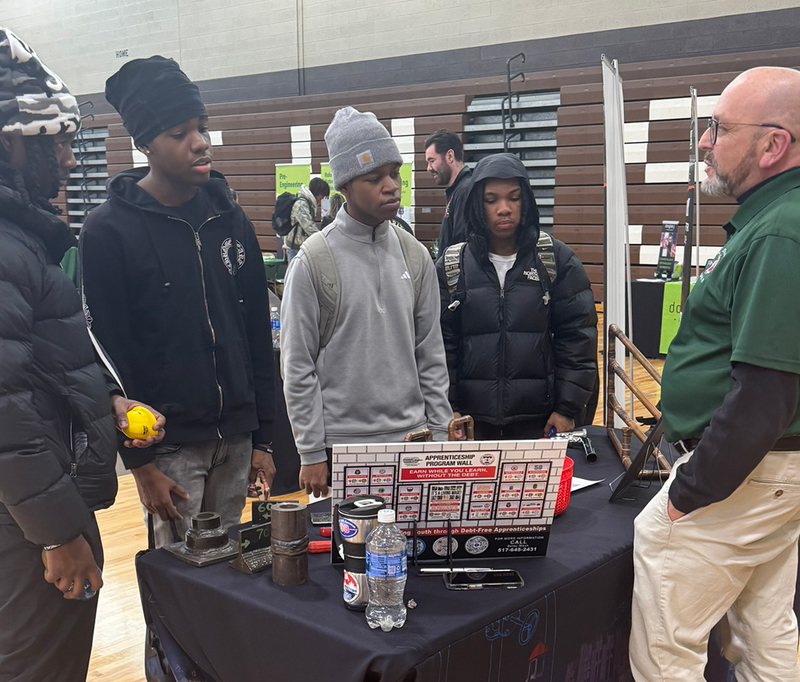 students met with organizations to learn about job and educational opportunities