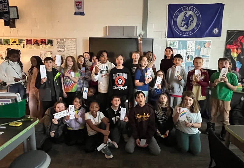 FHS Student Council Promotes Reading at Ferndale Elementary Schools