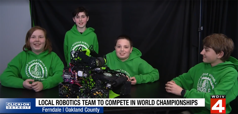 WDIV highlights Giggle Pickles robotics team fundraiser for World Championships