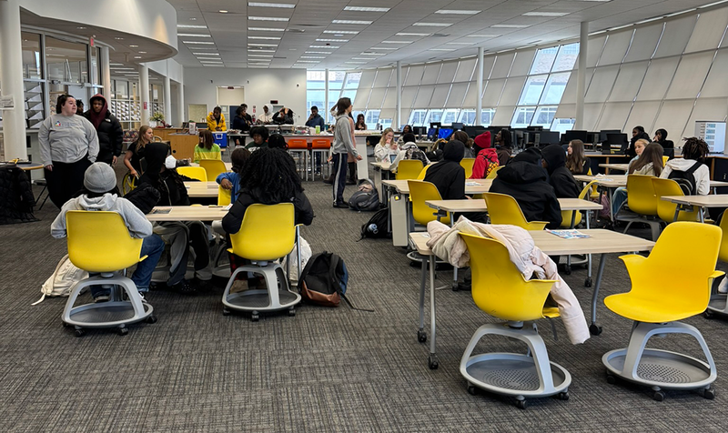 students enjoyed ice cream, cupcakes, and soul food from FHS Business Management Class