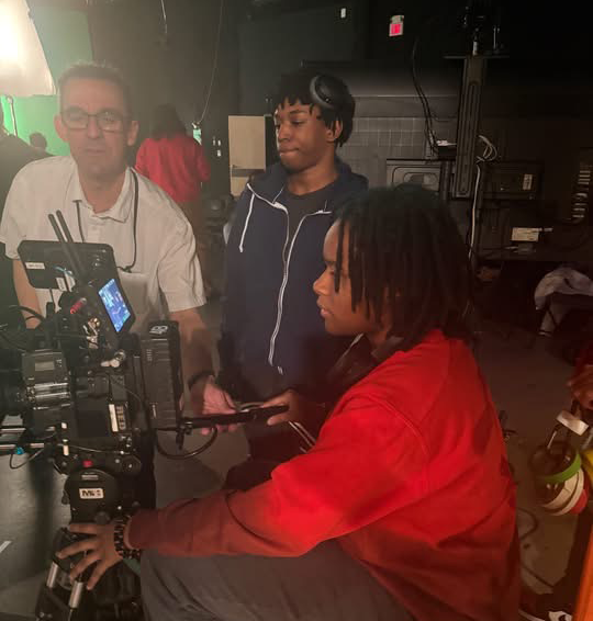 UHS movie making students visit Motion Picture Institute