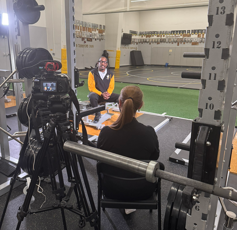 Chevy Farris was profiled by WDIV at Ferndale High School