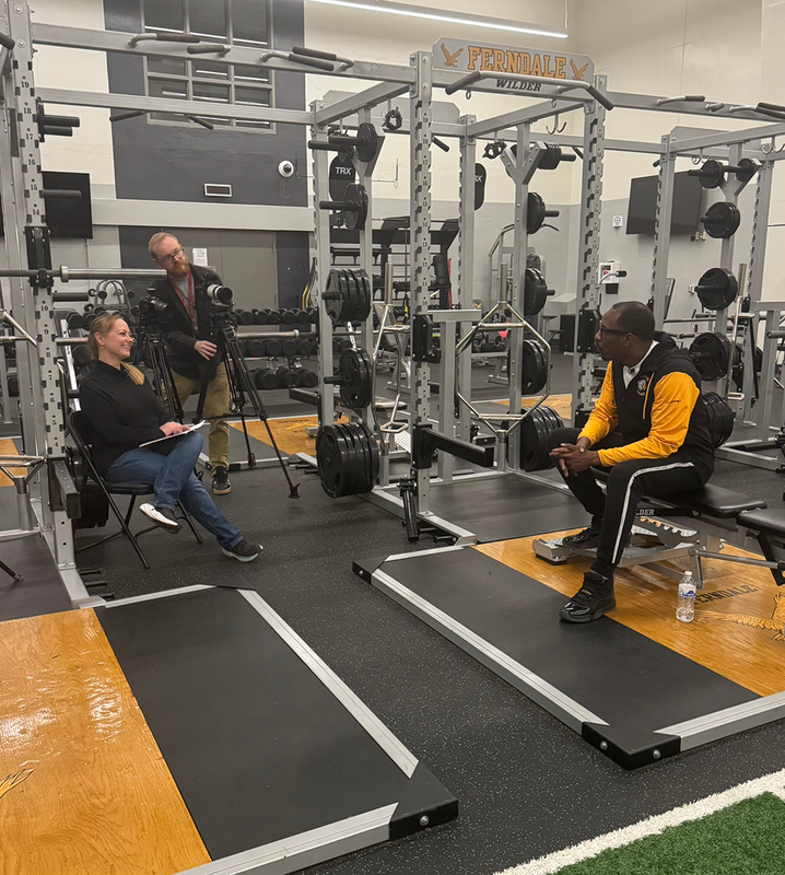 Chevy Farris was profiled by WDIV at Ferndale High School