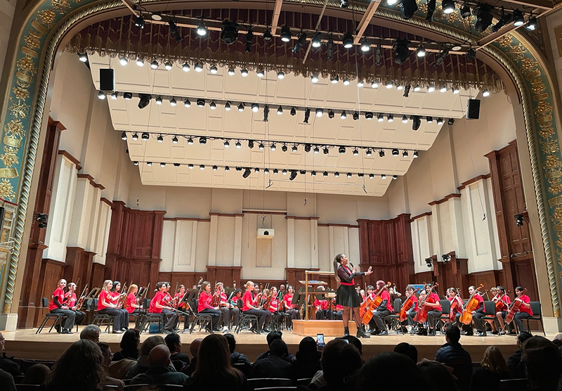 Orchestra students perform at Orchestra Hall