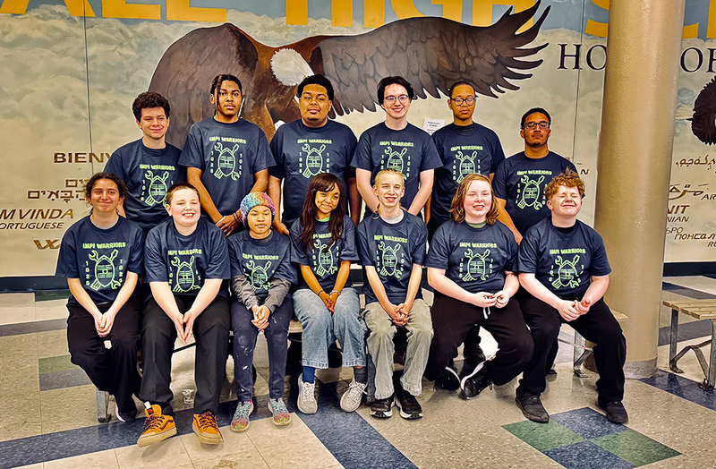 Impi robot sweeps up the competition