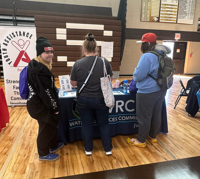 resource providers meet with community at Health and Wellness Fair