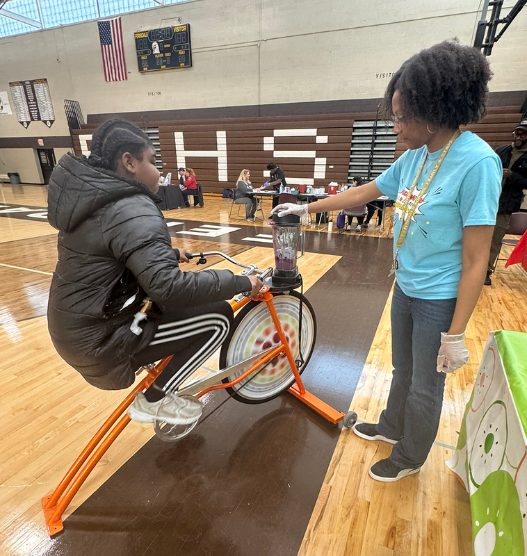 resource providers meet with community at Health and Wellness Fair