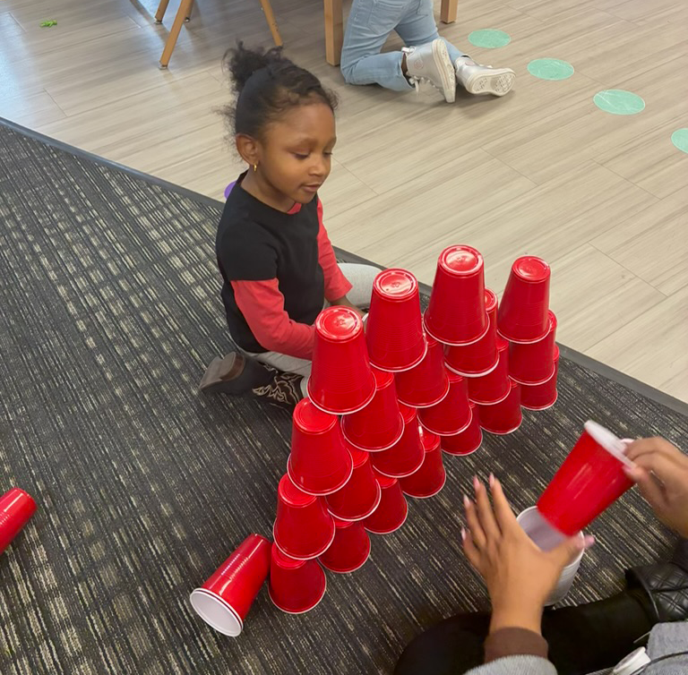 students learn hands-on in Ferndale Early Childhood Center