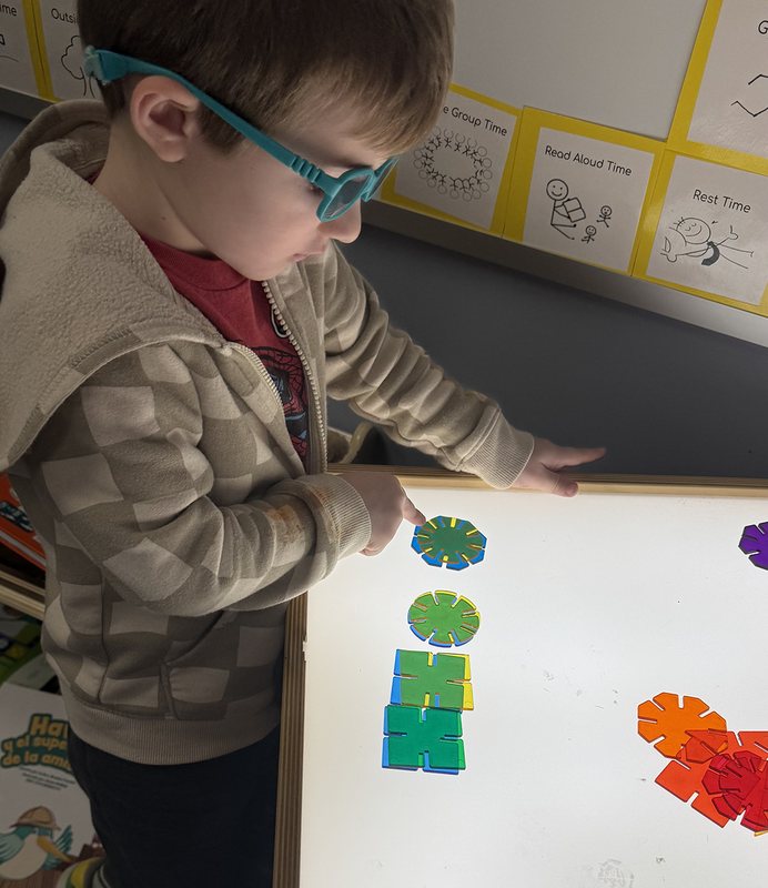 students learn hands-on in Ferndale Early Childhood Center