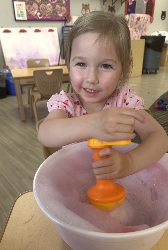 students learn hands-on in Ferndale Early Childhood Center