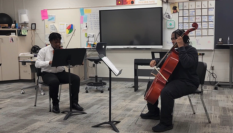 musicians performed beatifully in Middle School competition