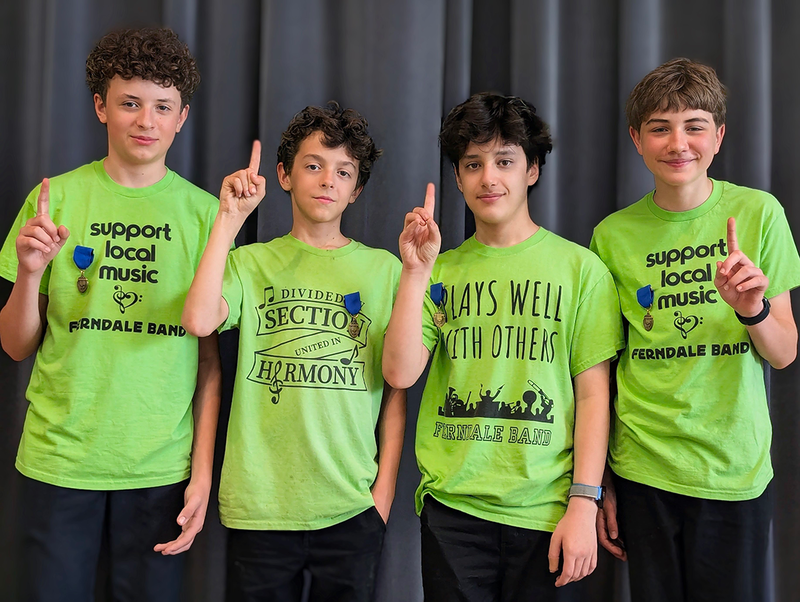 musicians performed beatifully in Middle School competition