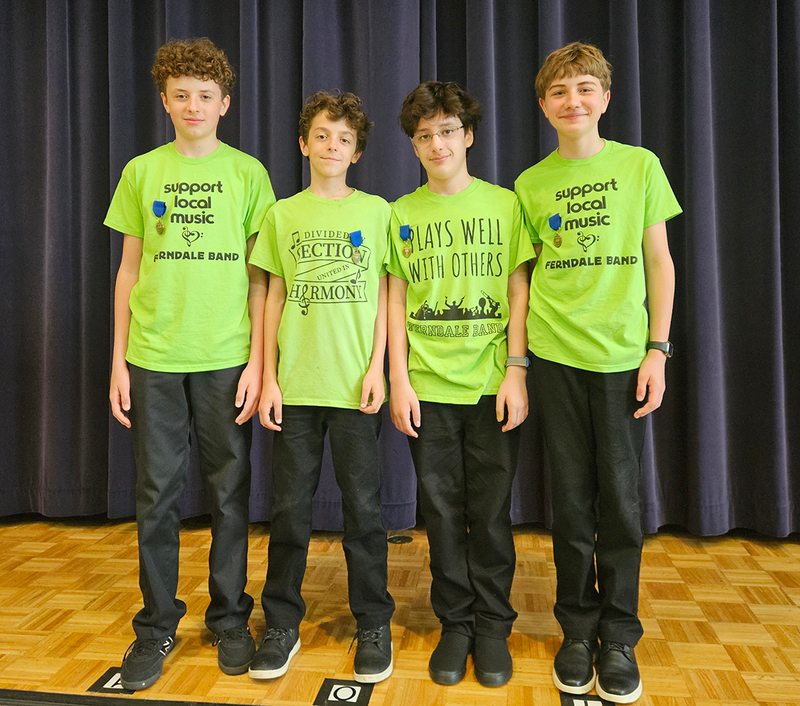 musicians performed beatifully in Middle School competition