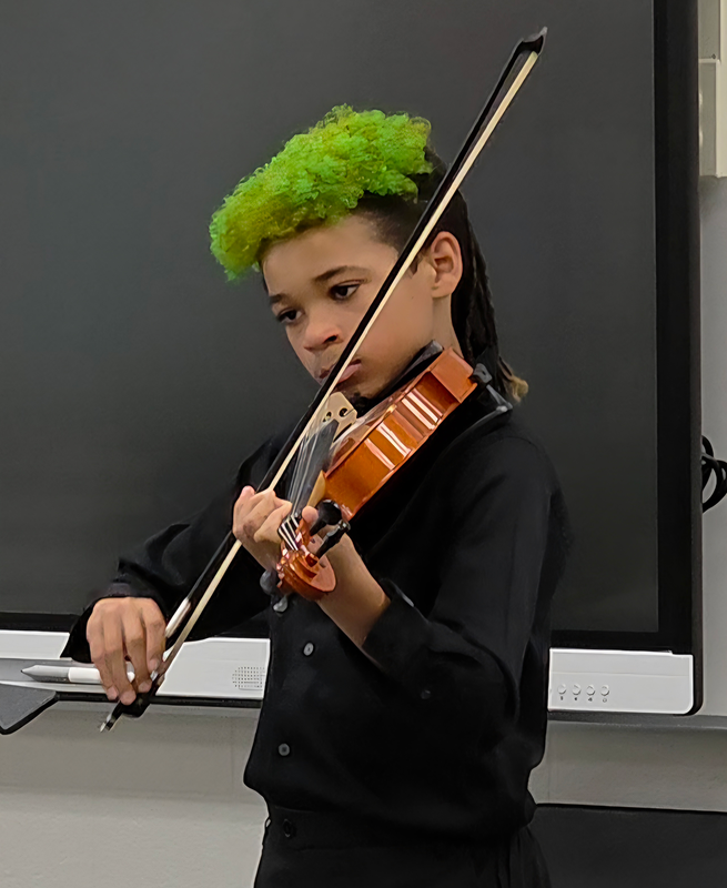musicians performed beatifully in Middle School competition