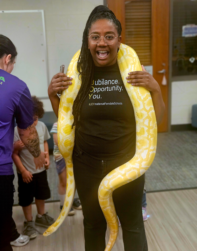 lizards visit FECC