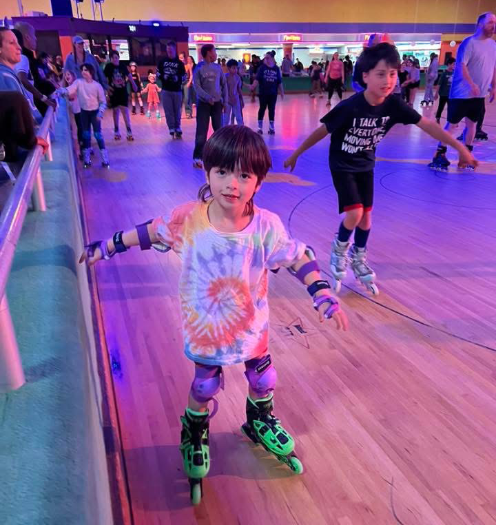 Skate Night brings elementary families out for fun and friendship