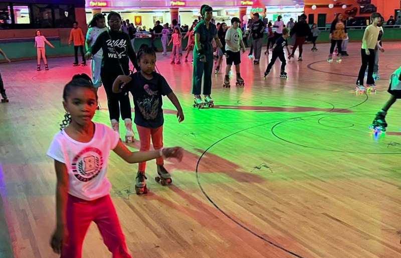 Skate Night brings elementary families out for fun and friendship