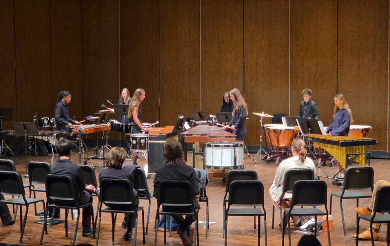FHS Musicians performed at Oakland University day of percussion
