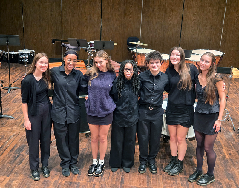 FHS Musicians performed at Oakland University day of percussion