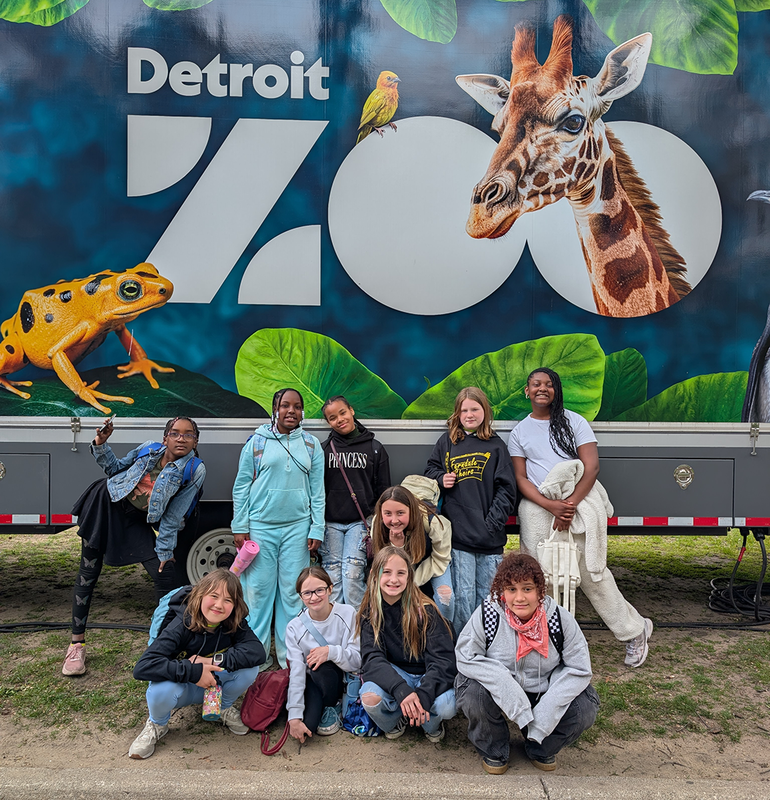 FUEL Green School team visits the zoo.