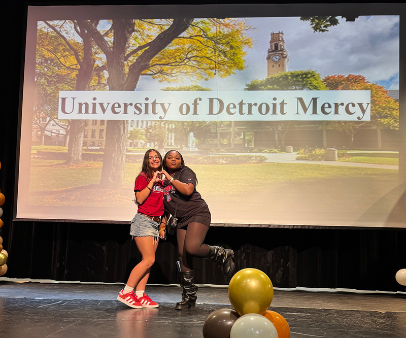 students celebrate life after high school on decision day